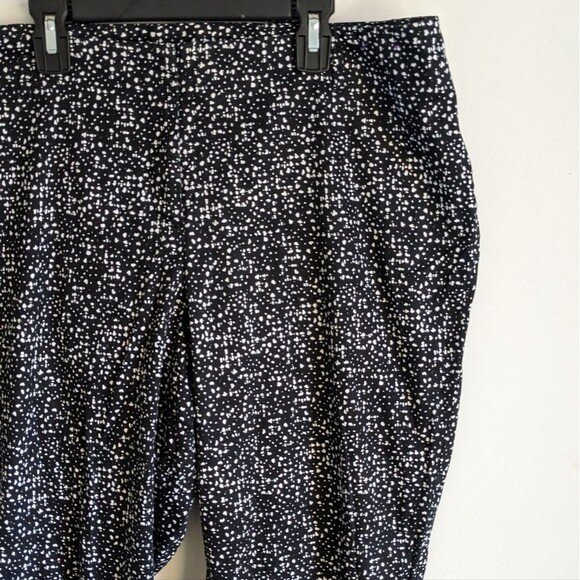 Lane Bryant White Black Stretch Slacks - Picture 2 of 5